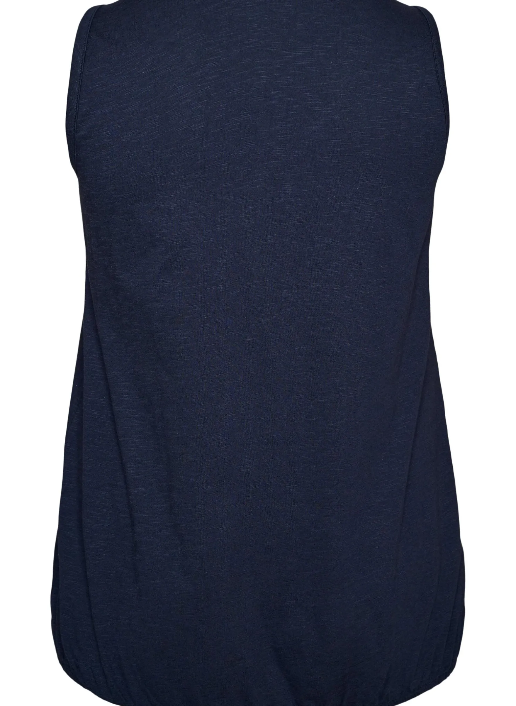 FLASH - Tanktop aus Bio-Baumwolle mit V-Ausschnitt und Knöpfen