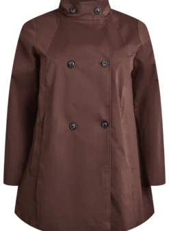Frühlingsjacke aus wasserabweisendem Material mit A-Linie