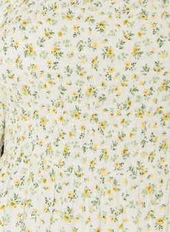 Geblümtes Sommerkleid aus Viskose
