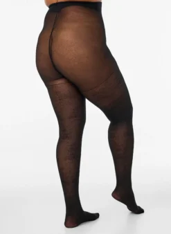 Geblümte Strumpfhose, 30 den