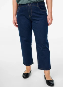Gekürzte Vera Jeans mit geradem Bein