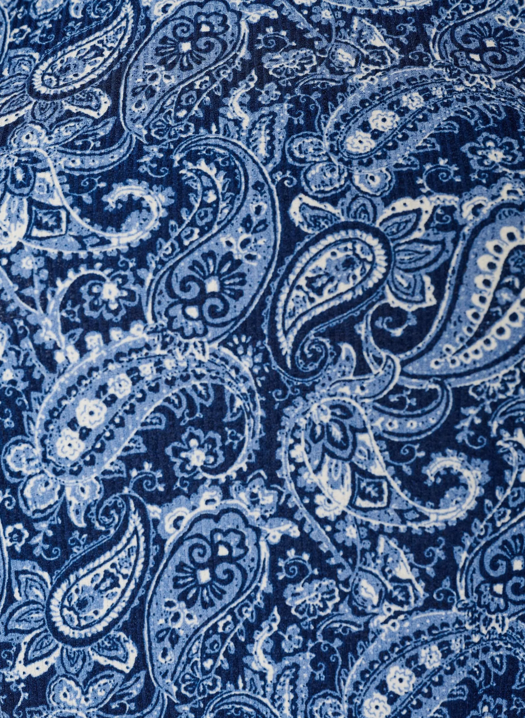 Gemusterte Bluse mit kurzen Ärmeln