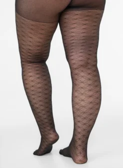 Gemusterte Strumpfhose 25 den
