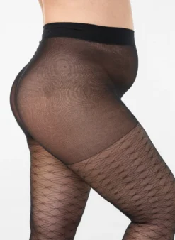 Gemusterte Strumpfhose 25 den
