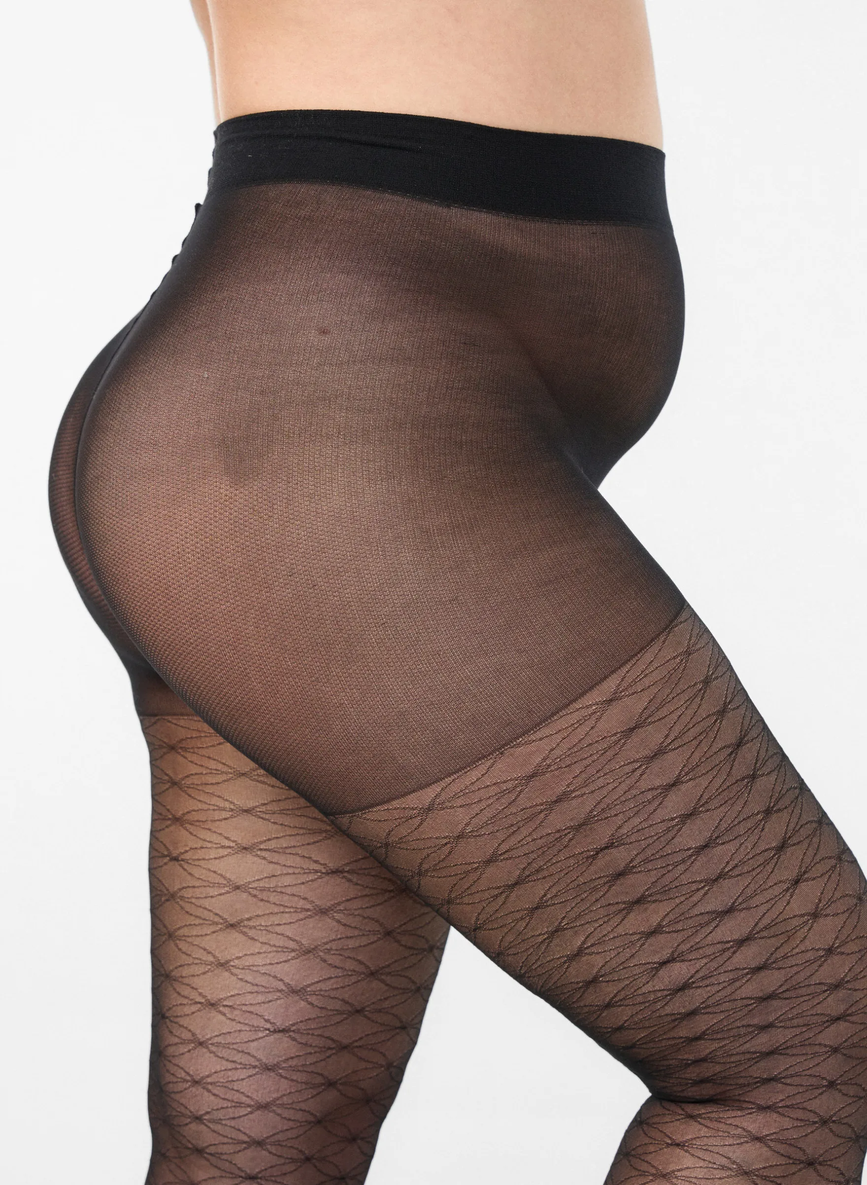 Gemusterte Strumpfhose 25 den