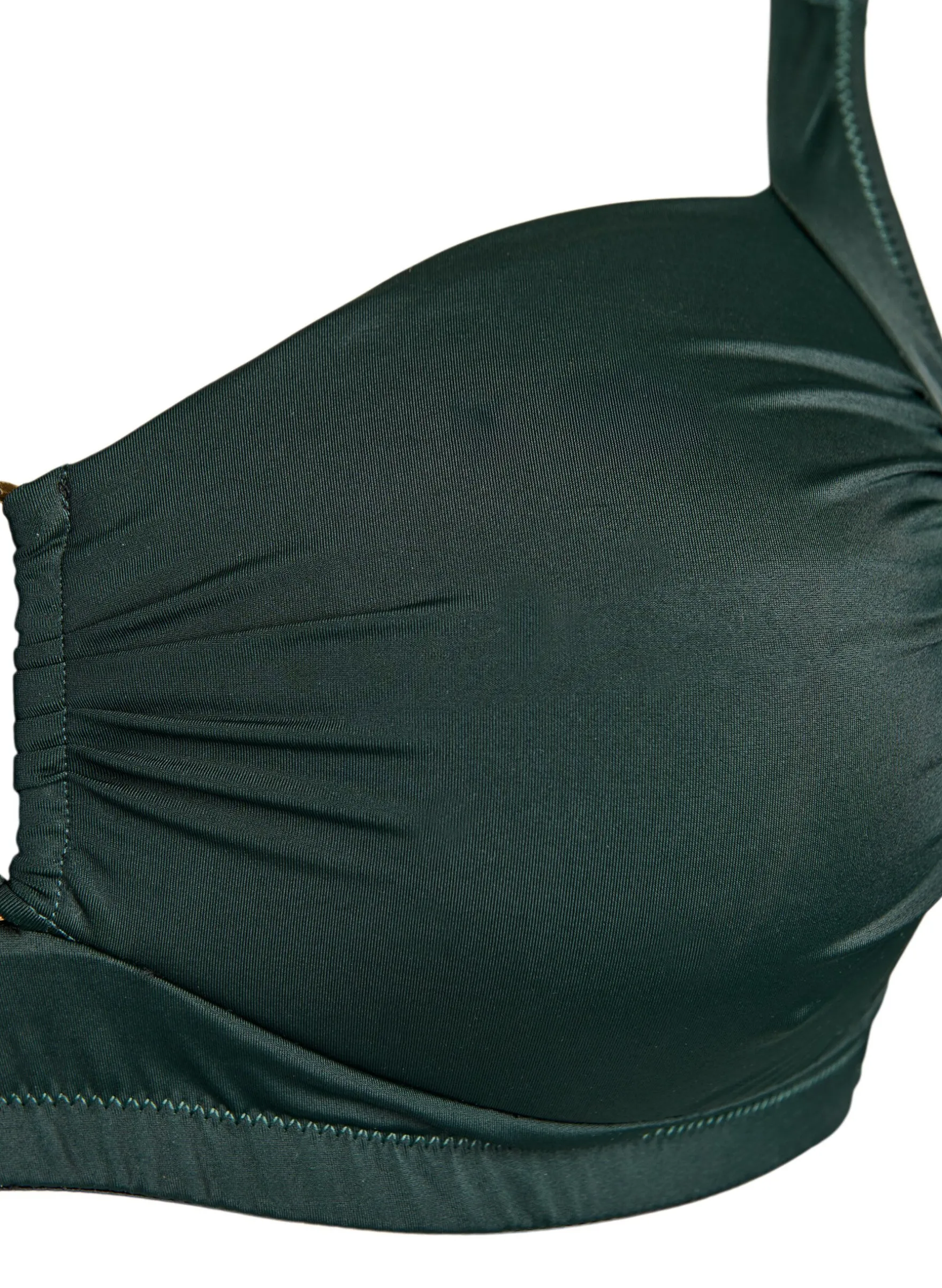 Gepolstertes Bikini Top mit Ringdetail