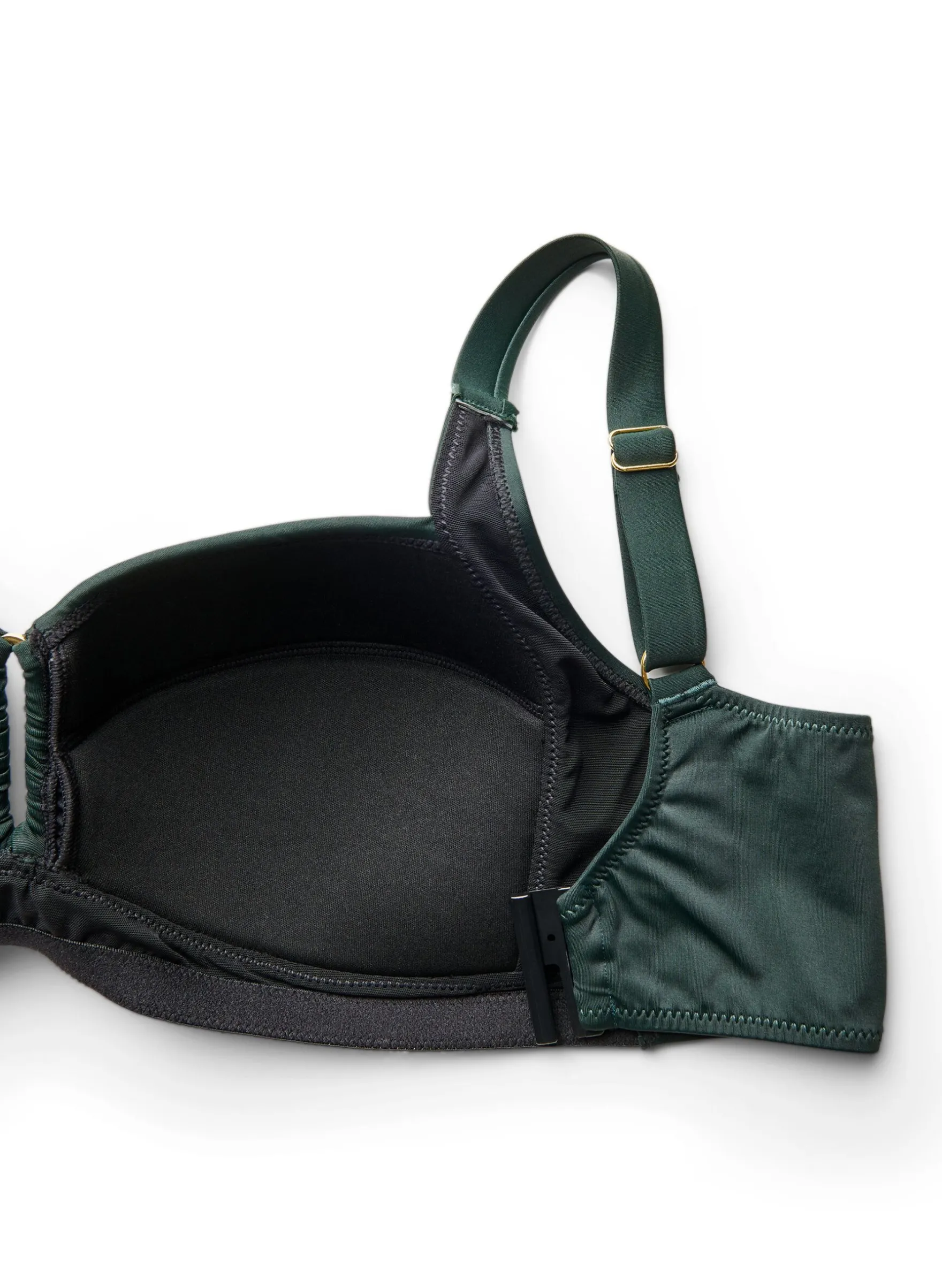 Gepolstertes Bikini Top mit Ringdetail
