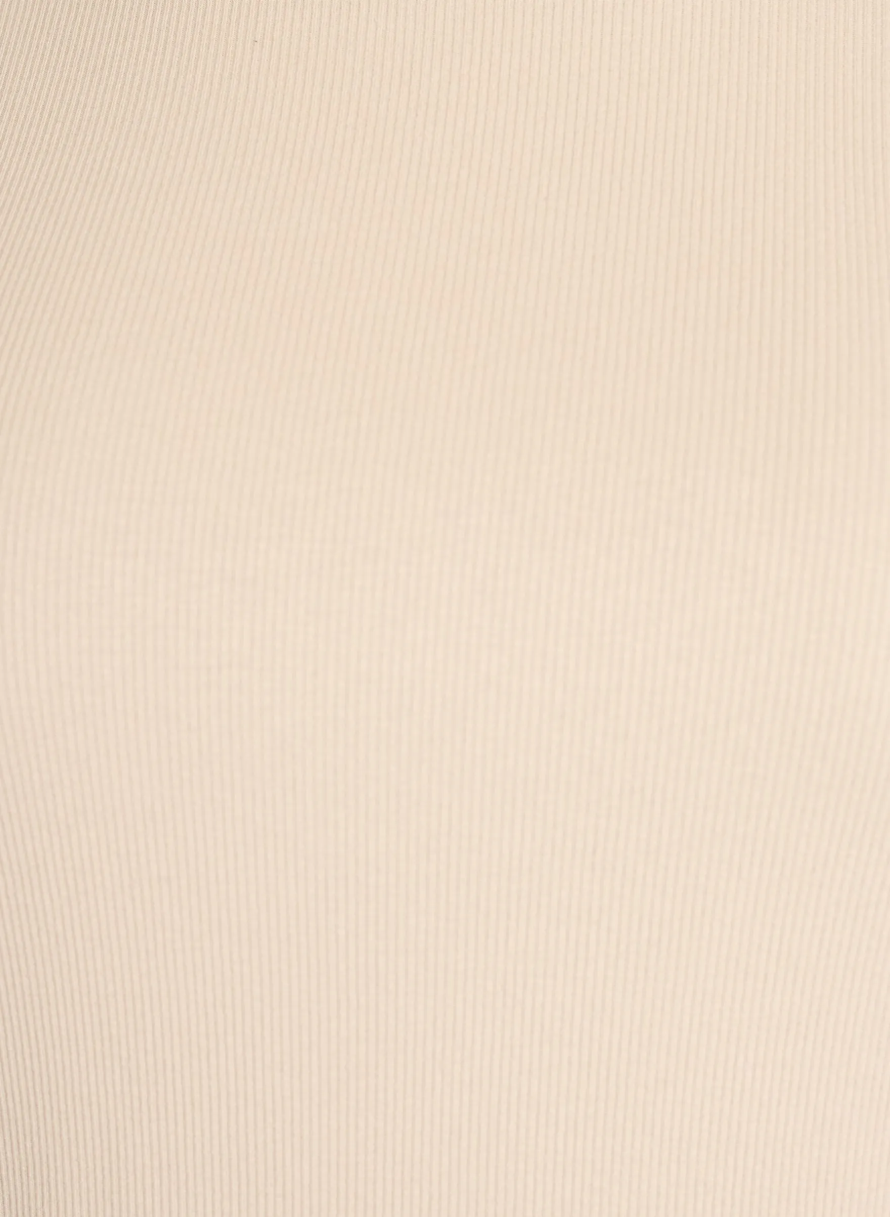 Geripptes Basic-T-Shirt mit Rundhalsausschnitt