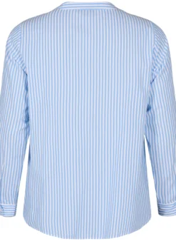 Gestreifte Bluse mit Bindedetail