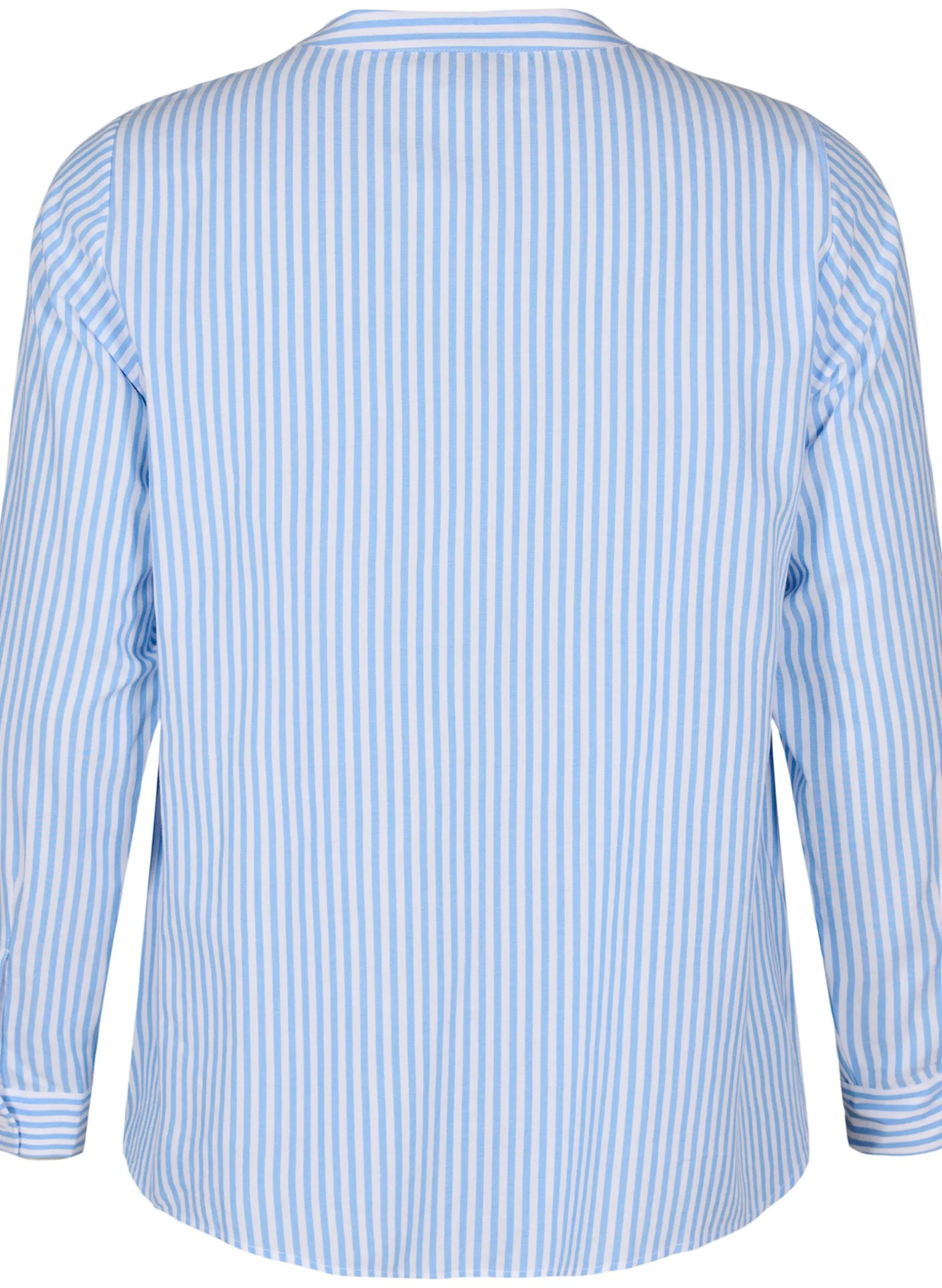 Gestreifte Bluse mit Bindedetail