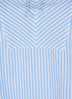 Gestreifte Bluse mit Bindedetail