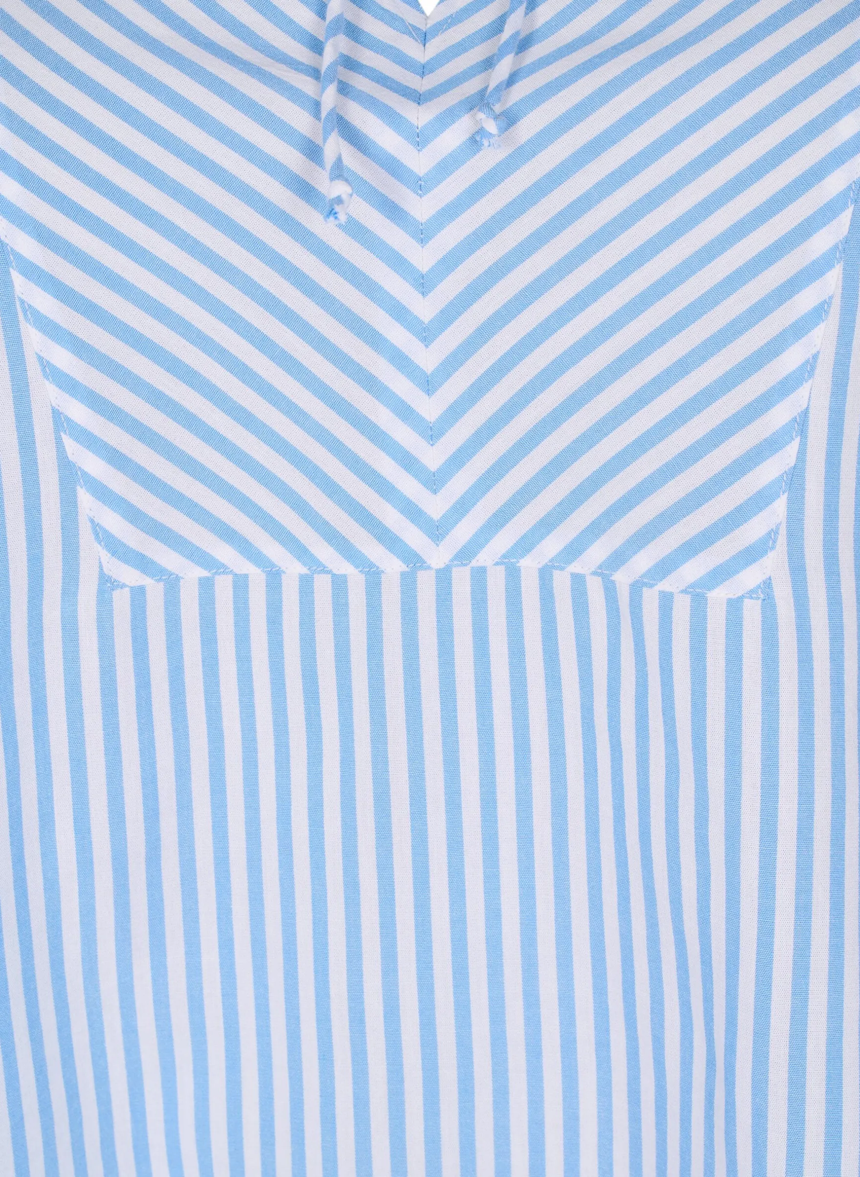 Gestreifte Bluse mit Bindedetail