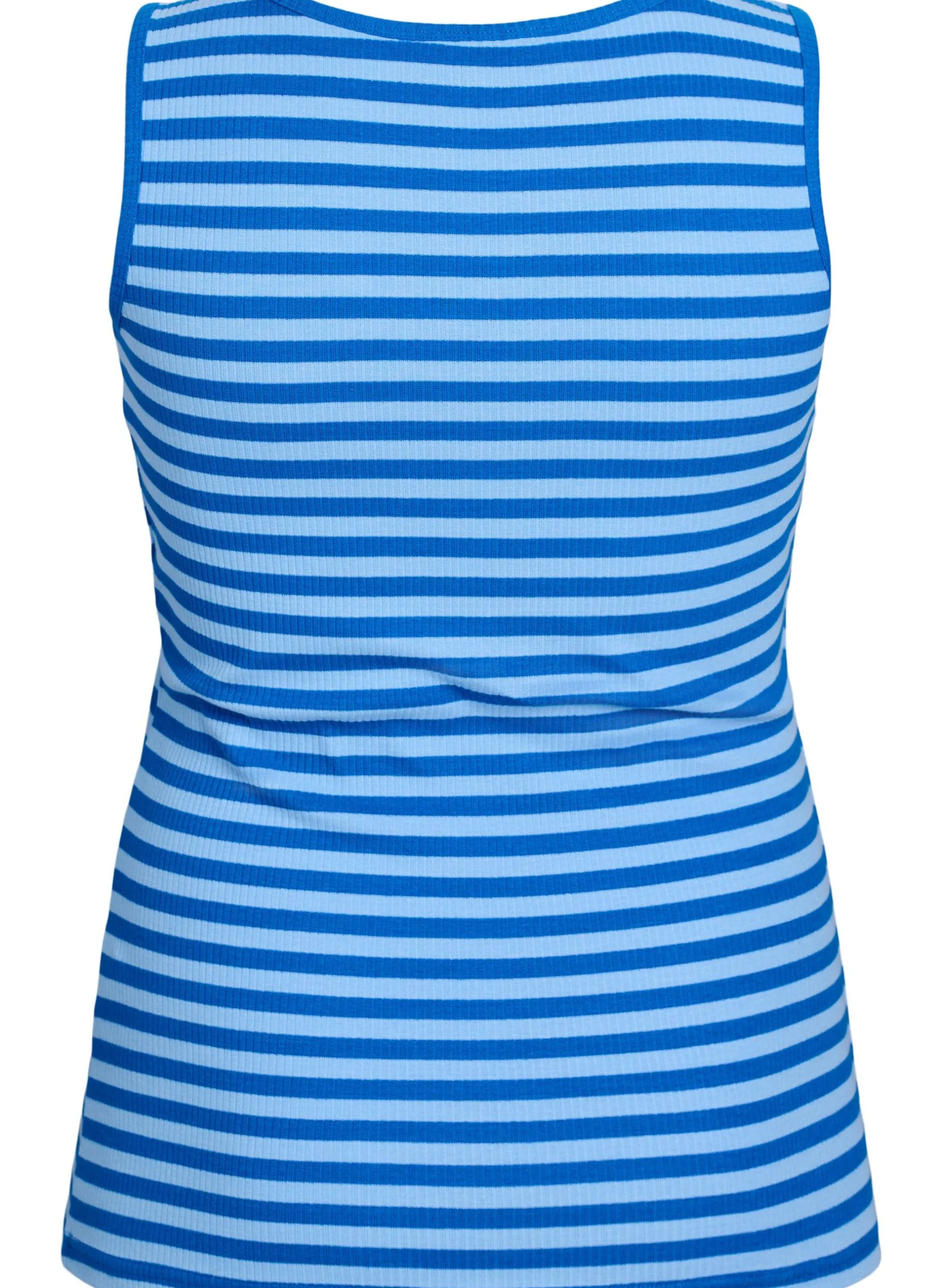 Gestreiftes Tanktop mit Rippenstruktur