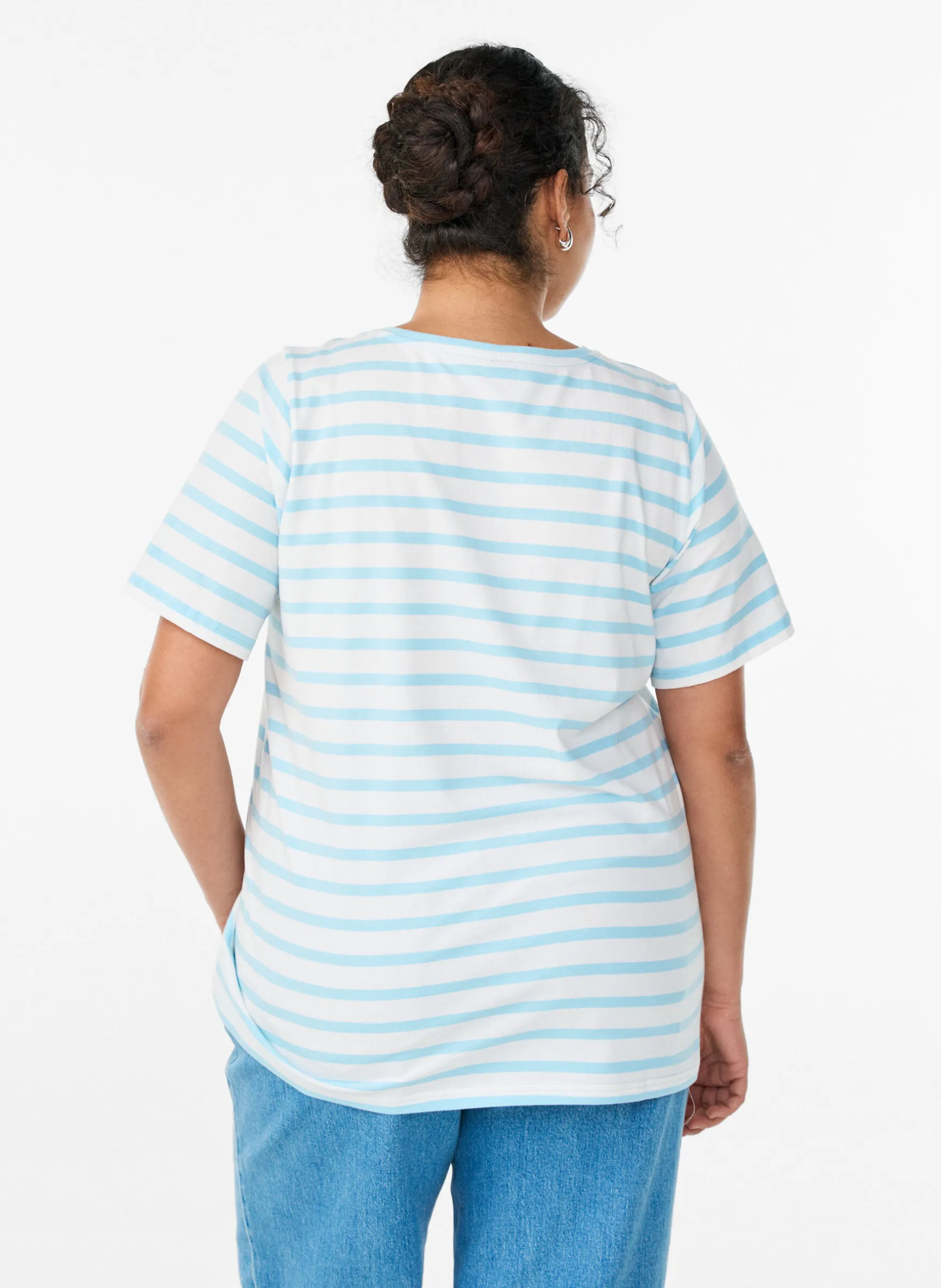 Gestreiftes T-Shirt aus Bio-Baumwolle