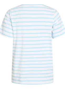 Gestreiftes T-Shirt aus Bio-Baumwolle