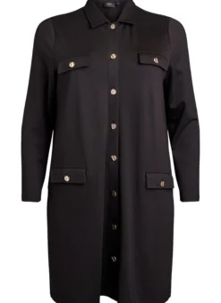 Hemdblusenkleid mit Zierknöpfen