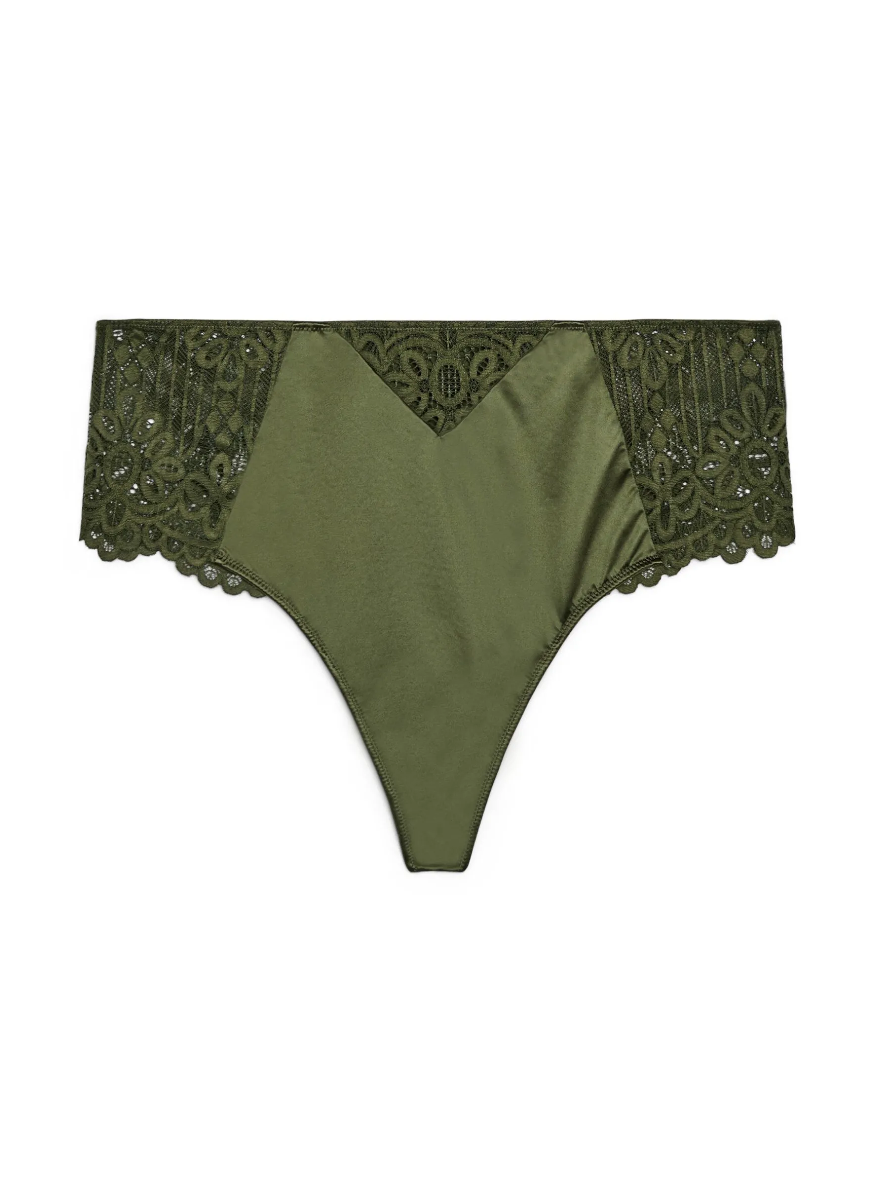 Hipster-String mit Spitze und Mikrofaser
