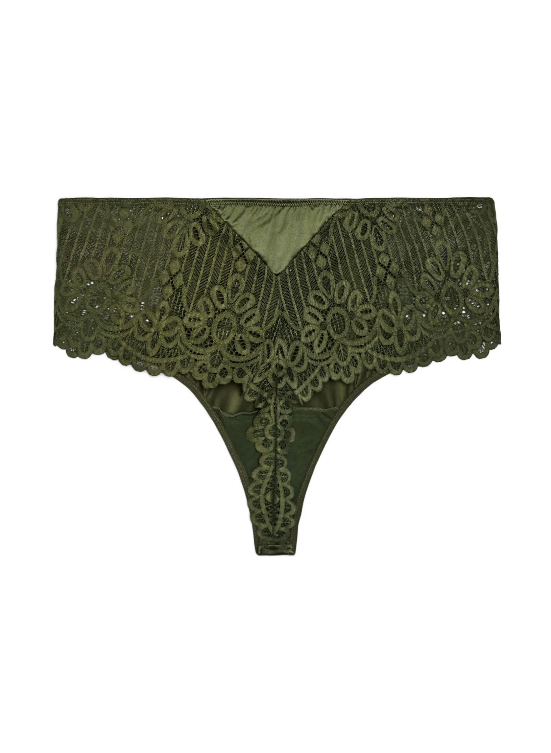 Hipster-String mit Spitze und Mikrofaser