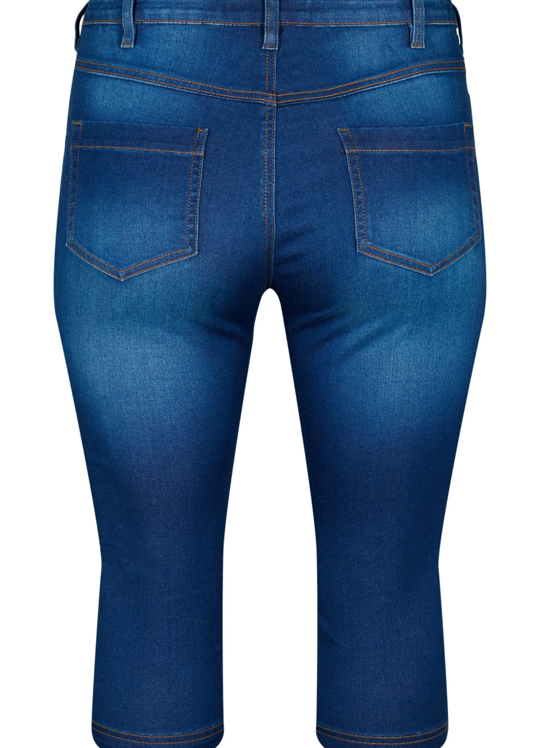 Hoch taillierte Amy Capri Jeans mit Super Slim Fit