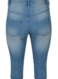 Hoch taillierte Amy Capri Jeans mit Super Slim Fit