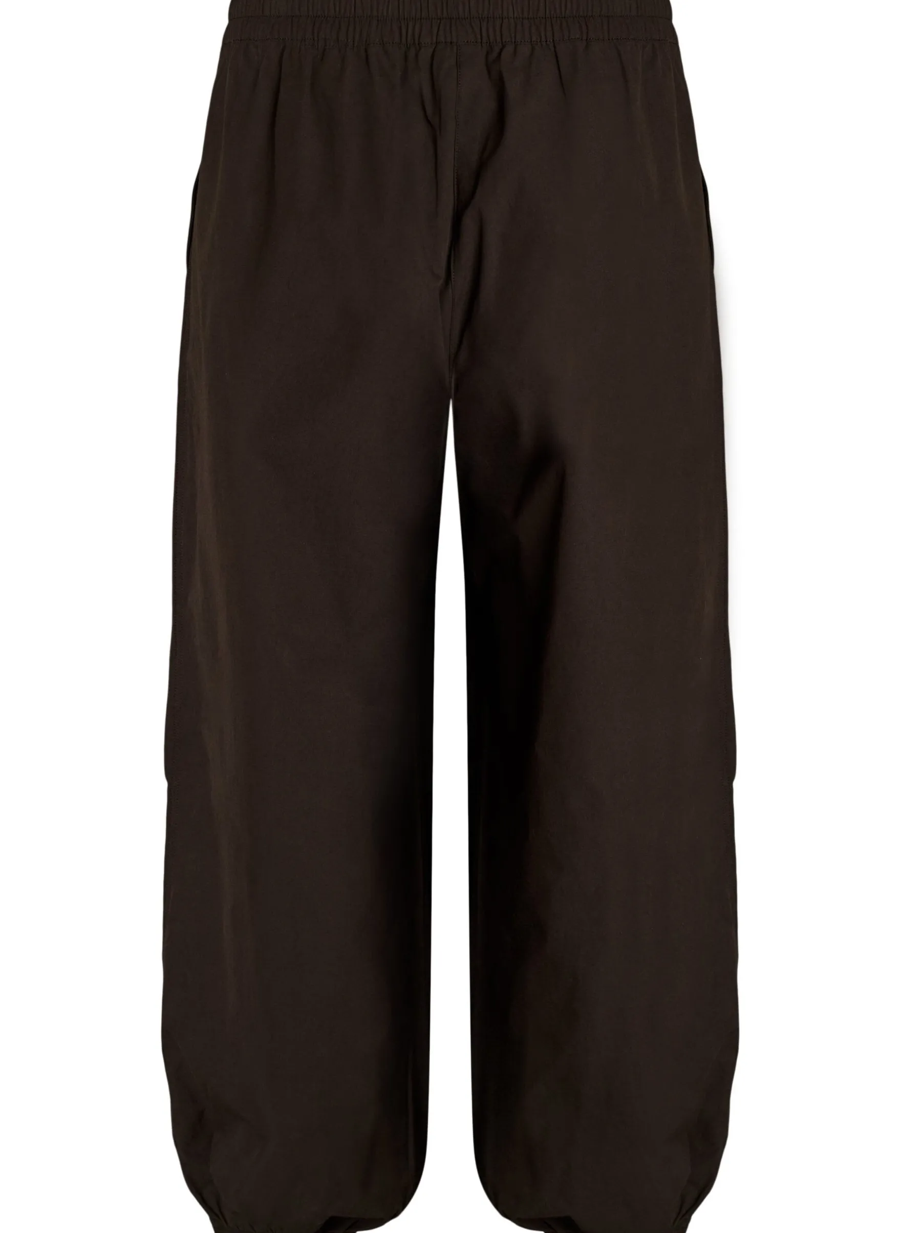 Hoch taillierte Ballonhose aus Baumwolle