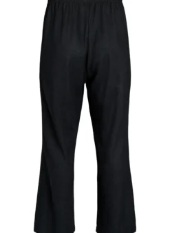 Hoch taillierte Hose aus Jersey mit weitem Bein