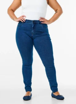 Hochtaillierte Super Slim Amy Jeans