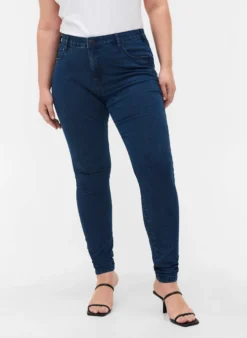 Hochtaillierte Super Slim Amy Jeans