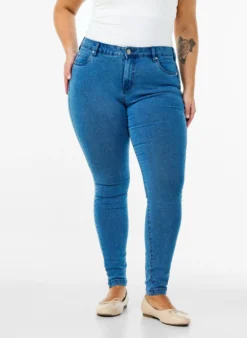 Hochtaillierte Super Slim Amy Jeans