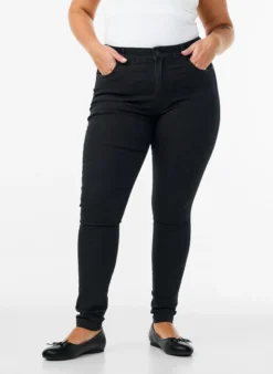 Hochtaillierte Super Slim Amy Jeans