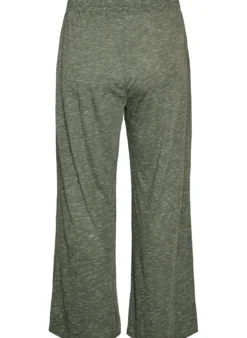 Hose aus Jersey mit weitem Bein und Taschen