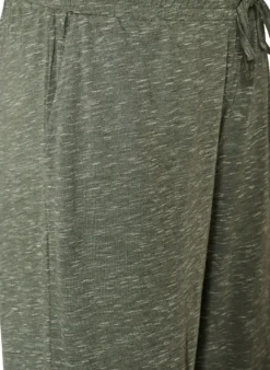 Hose aus Jersey mit weitem Bein und Taschen