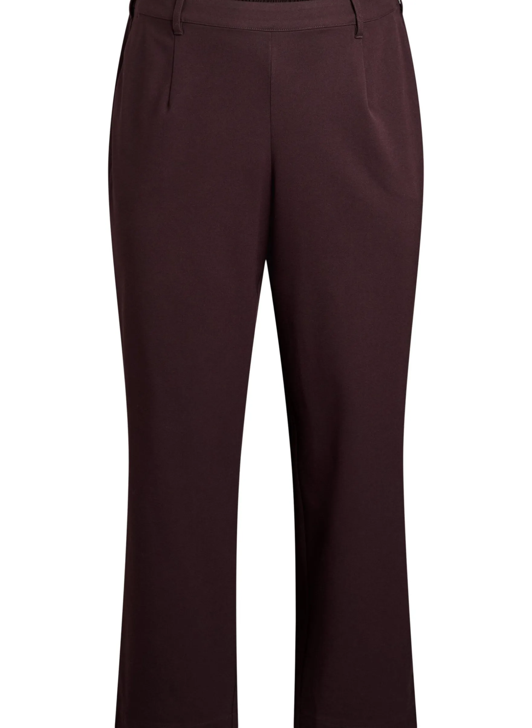 Hose mit hoher Taille und elastischem Bund hinten