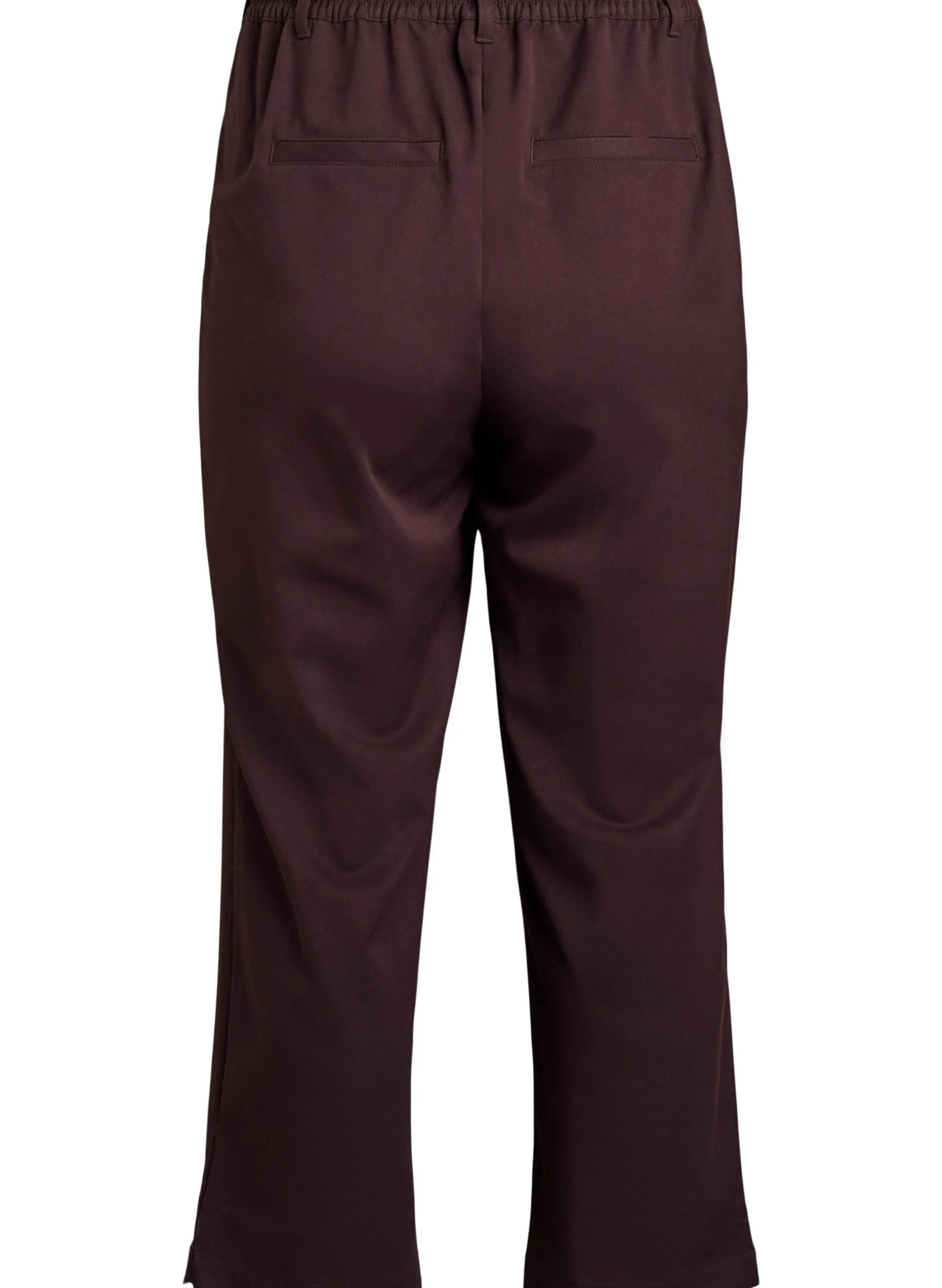 Hose mit hoher Taille und elastischem Bund hinten