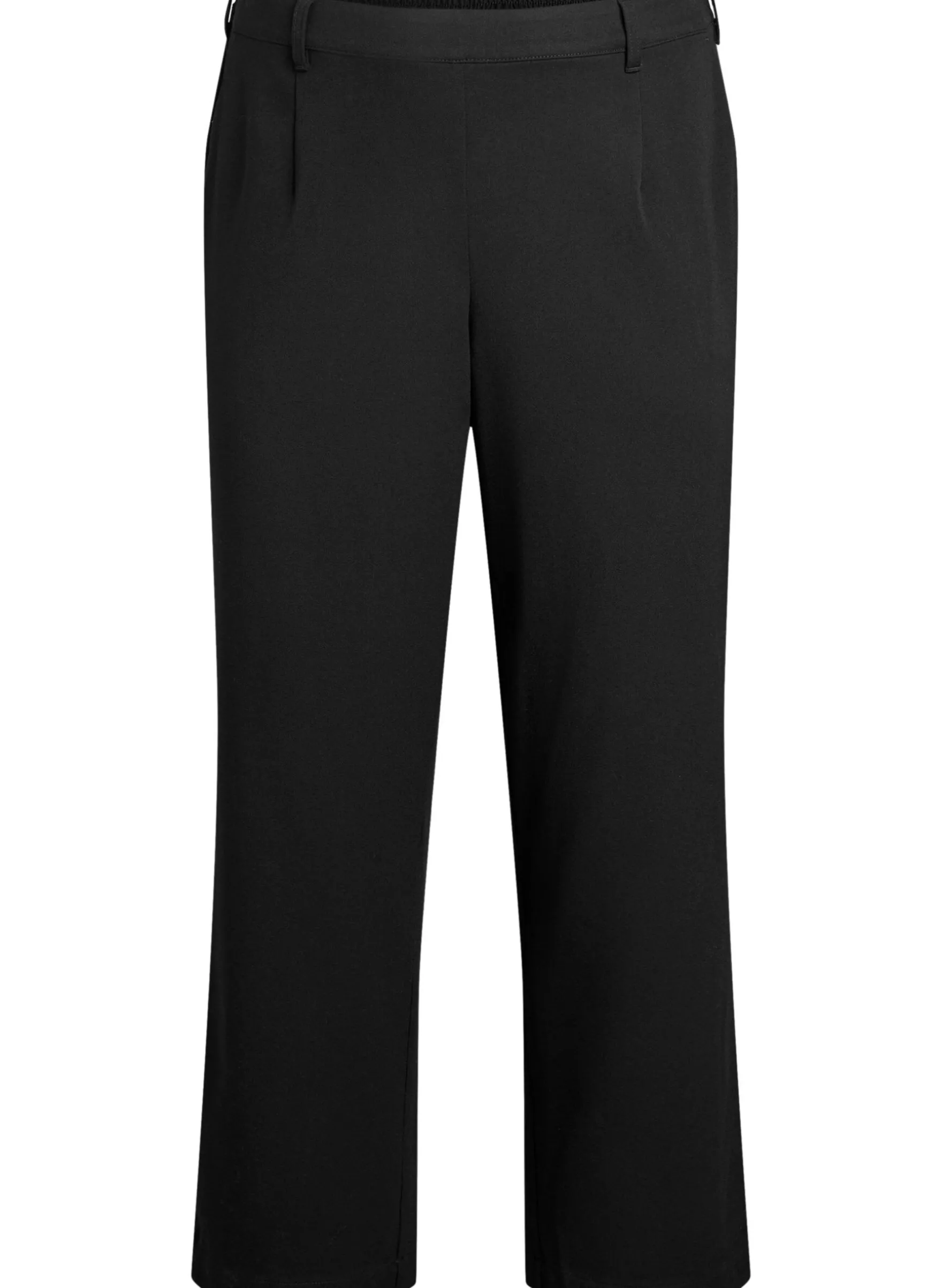 Hose mit hoher Taille und elastischem Bund hinten