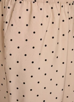 Hose mit Polka Dots und geradem Bein