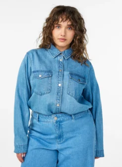 Jeanshemd mit Brusttaschen