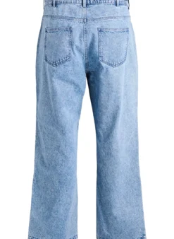 Jeans in gerader Passform mit Bindegürtel