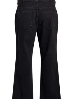 Jeans in gerader Passform mit Bindegürtel