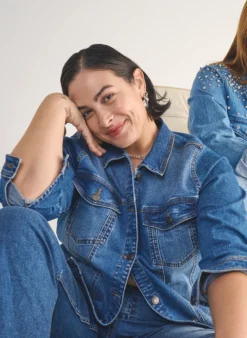Jeansjacke im klassischen Schnitt