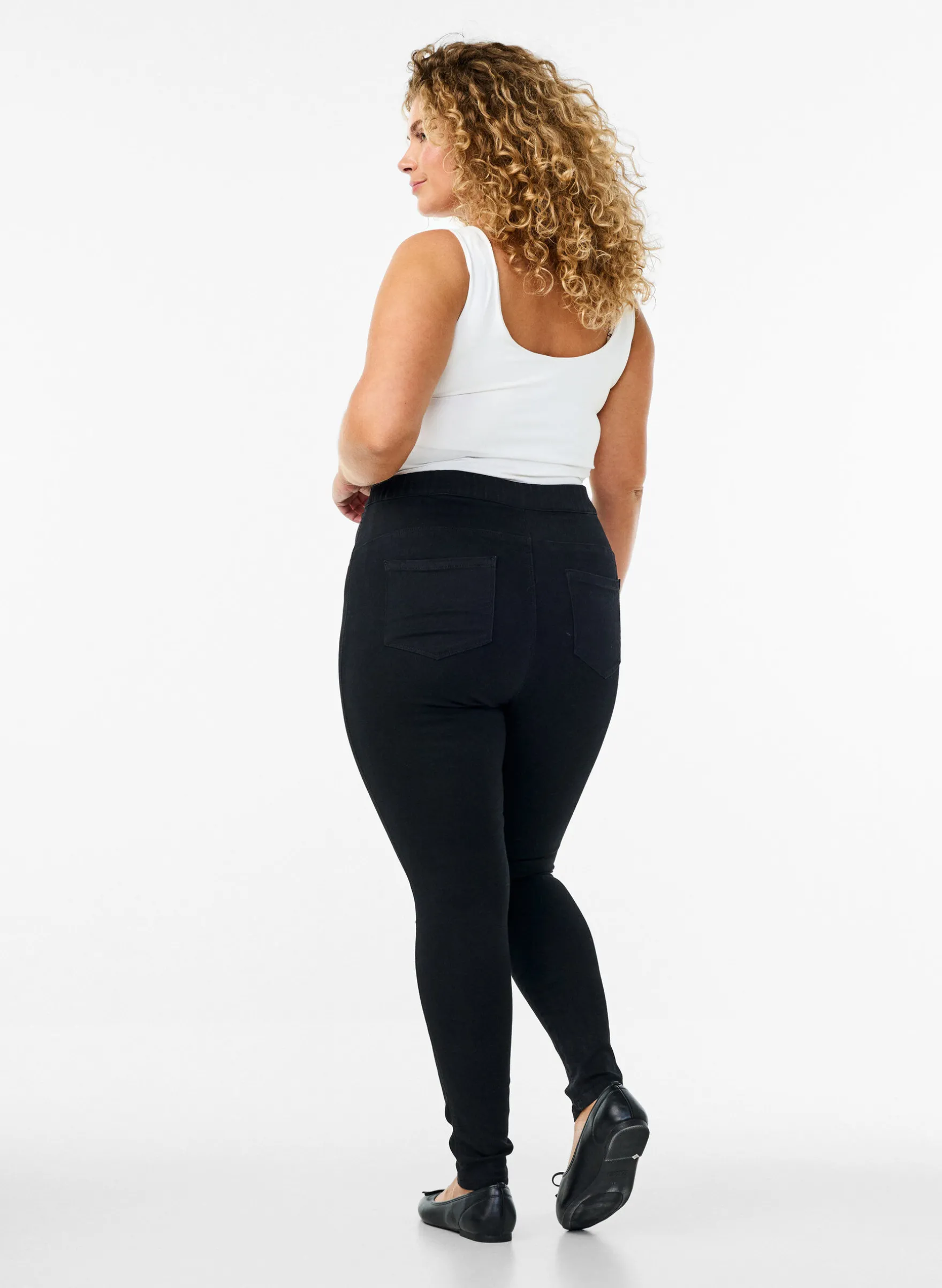 Jeggings mit hoher Taille