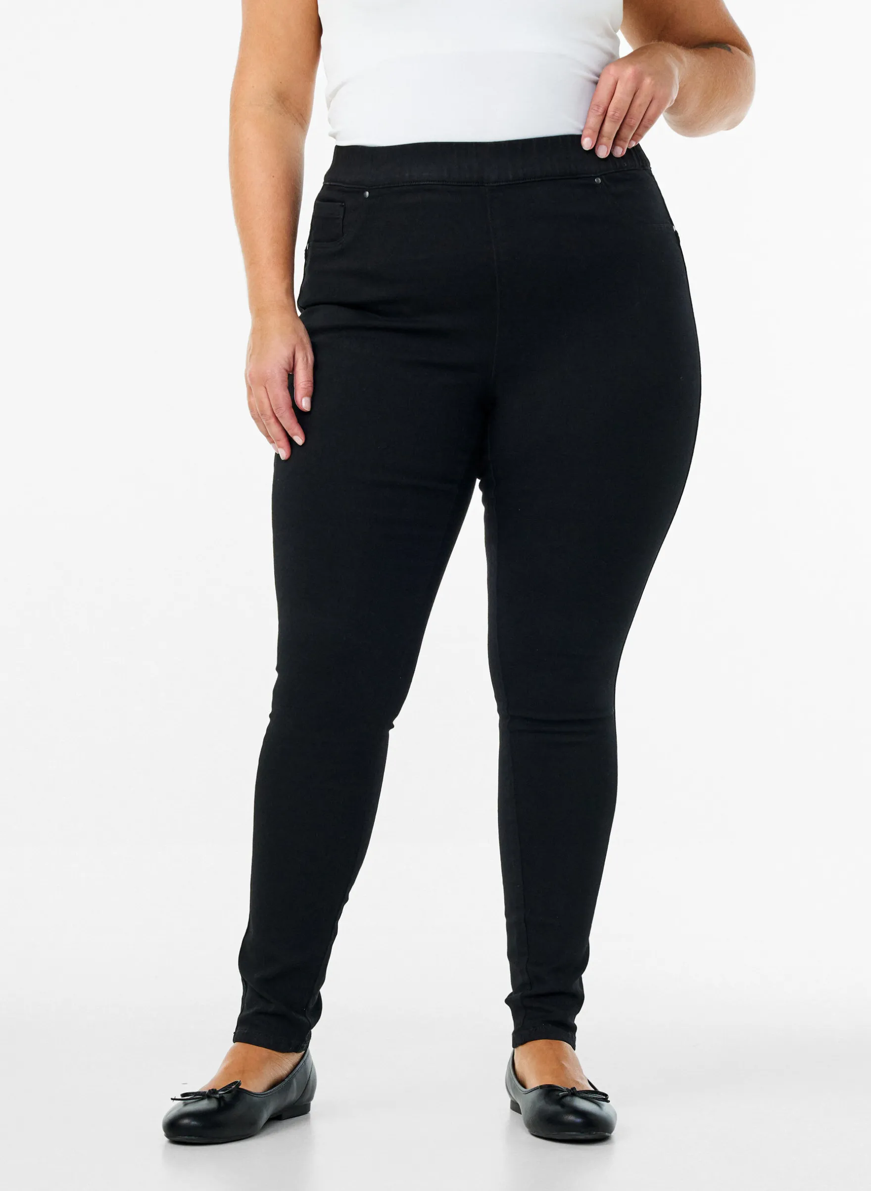 Jeggings mit hoher Taille