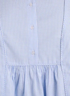 Karierte Bluse in A-Linie