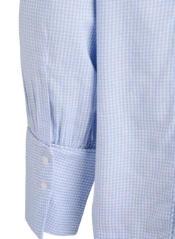 Karierte Bluse in A-Linie