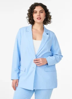 Klassischer Blazer mit Knopfverschluss