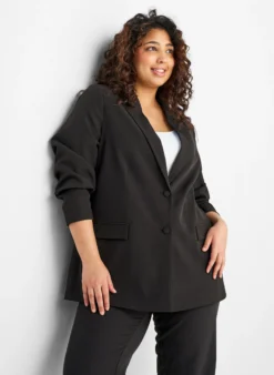 Klassischer Blazer mit Knopfverschluss