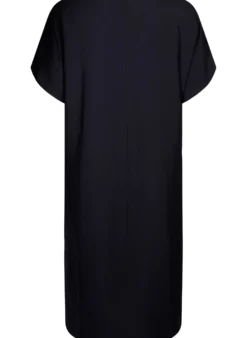 Kleid aus Viskose mit V-Ausschnitt