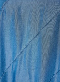 Kleid in Denim-Optik aus TENCEL™ Lyocell mit Trägern
