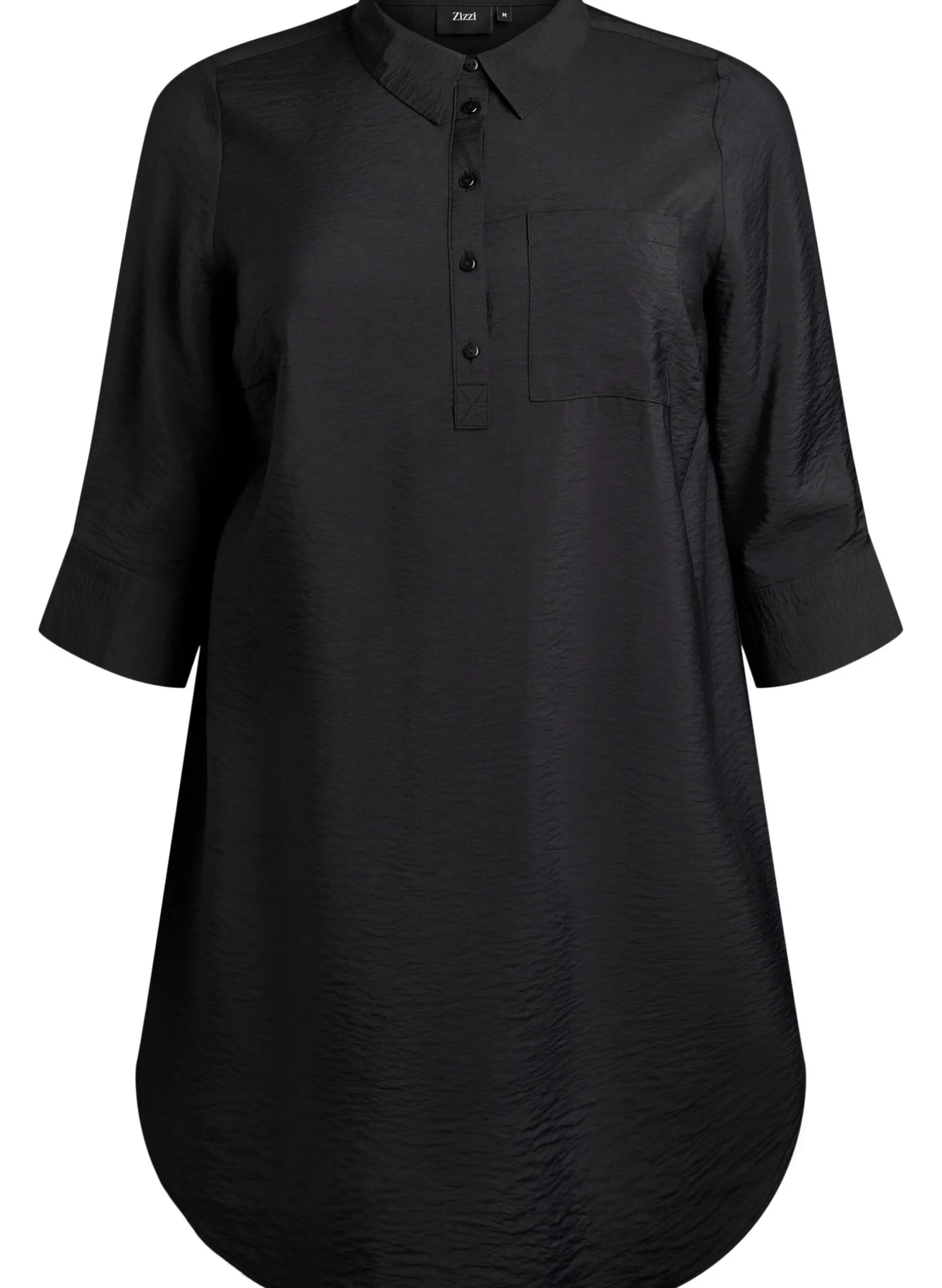Kleid mit Kragen und Brusttasche