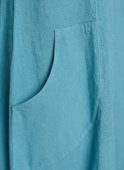 Kurzarm Kleid aus Baumwolle